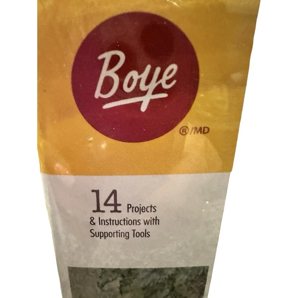 Boye I Taught Myself To Punch Needle Kit, Instruction‎ Book, Embroidery Hoop New